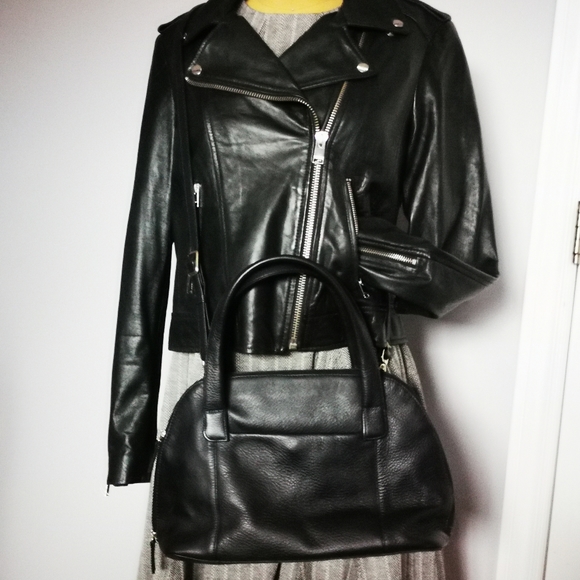 Derek Alexander Navy Blue Leather Bag - Picture 14 of 16